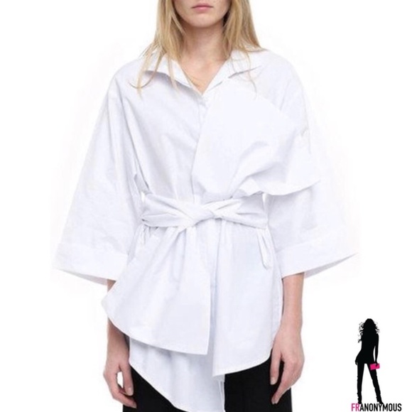 Style Mafia Tops - Style Mafia White Conna Top